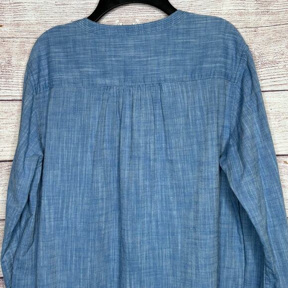 Seafolly Women's Basics Boyfriend Beach Cotton Shirt Cover Up Size Small - Picture 8 of 12